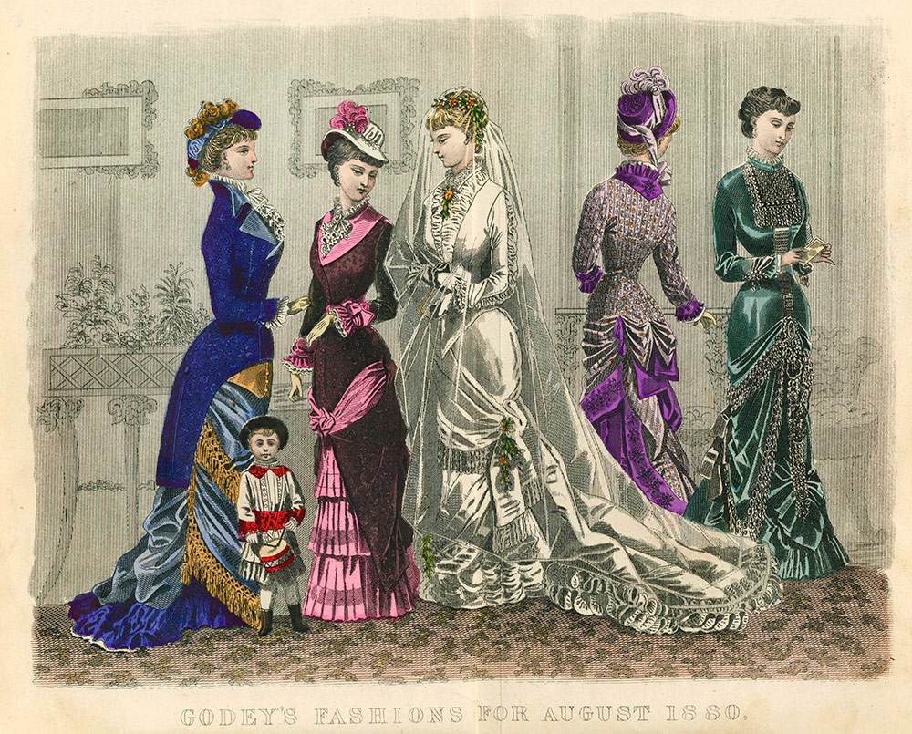 Мода 1880 история костюма