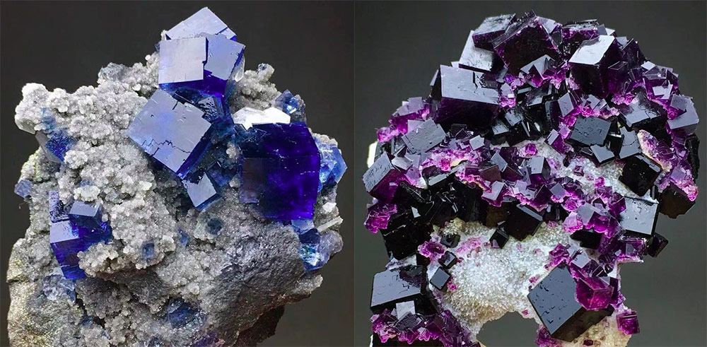 Флюоритовые кристаллы