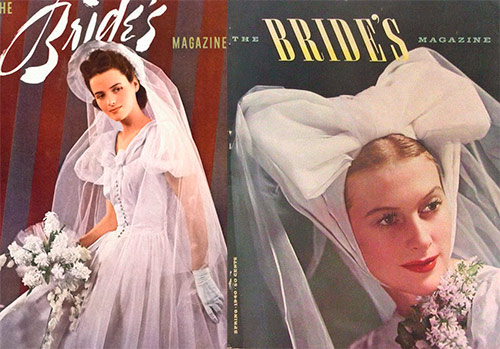 Винтажные журналы свадебной моды 1940 годы