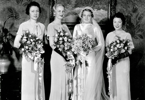 Изысканные образы невест 1930-х годов – винтажные фото