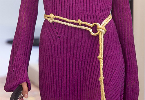 Плетеные пояса и веревки – модная тенденция