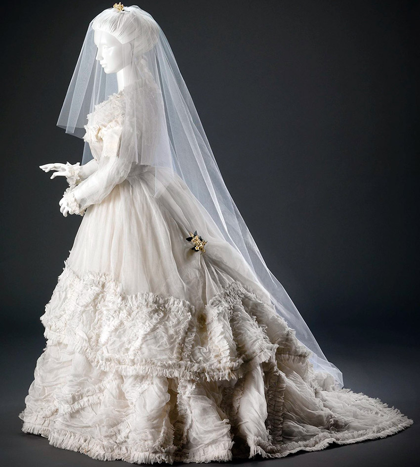 Свадебные платья 19 века в россии