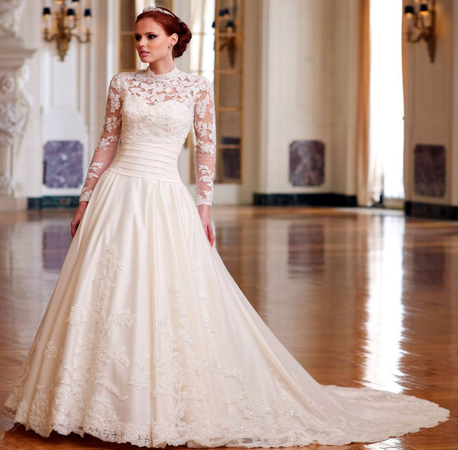 Викторианское свадебное платье