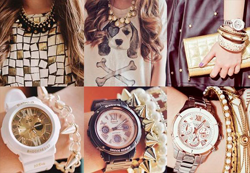 Стильные женские часы и их сочетание с одеждой