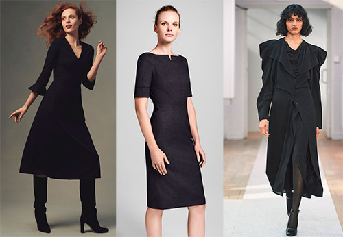 Черное платье на каждый день – универсальные модели