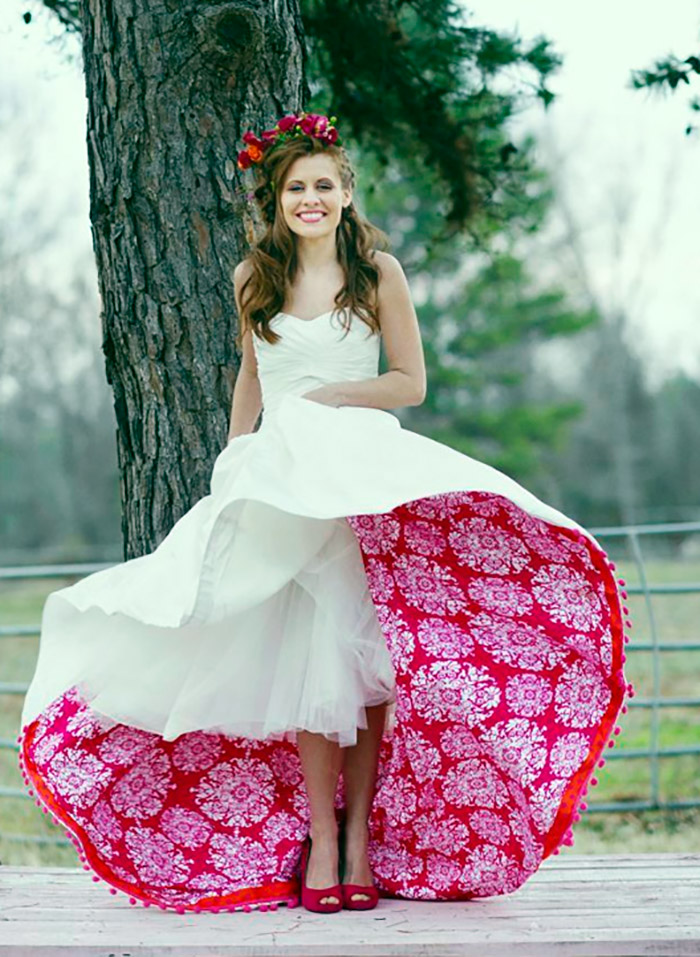 Смешное свадебное платье