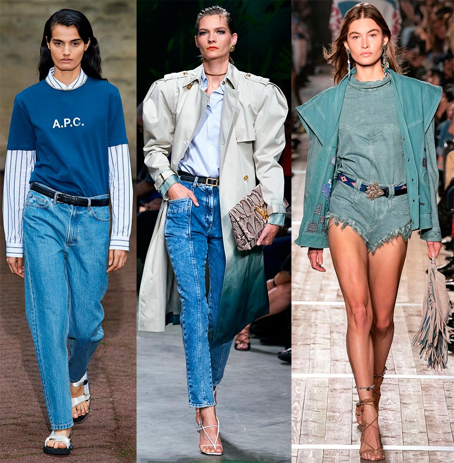Модный деним 2020: трендовая джинсовая одежда