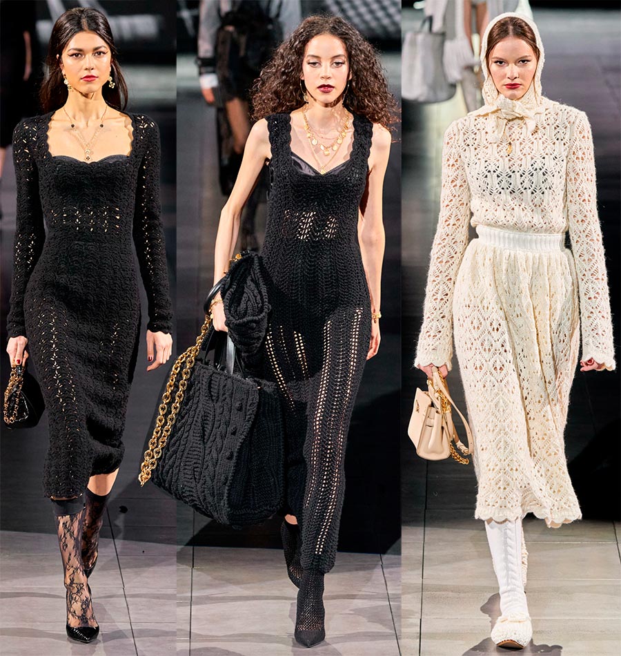 Вязаные платья Dolce & Gabbana