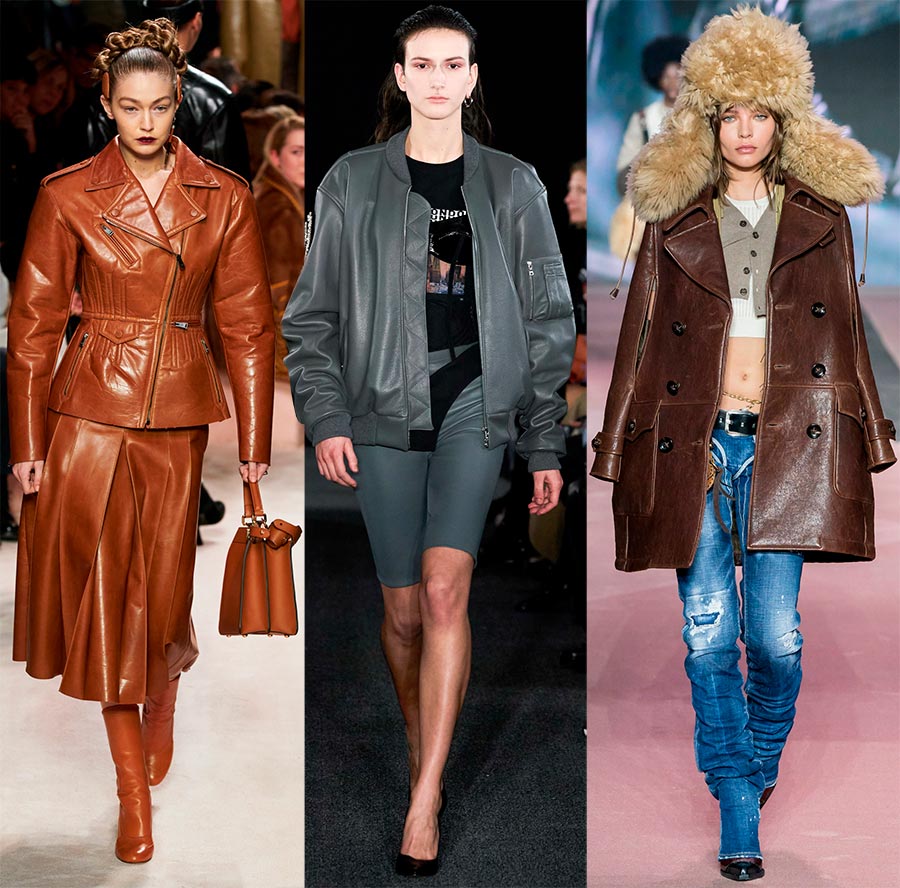 Какие куртки кожаные сейчас. Модные тенденции в куртках. Модные кожаные куртки женские. Модные кожаные куртки 2020 женские.