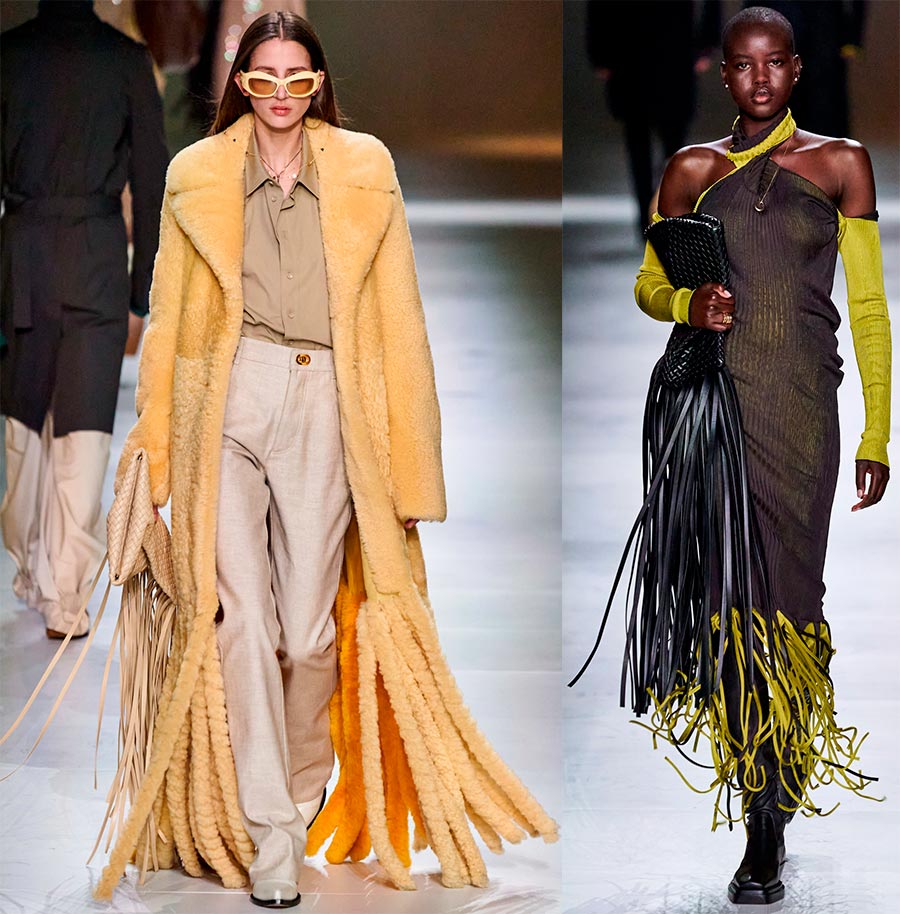 Модная тенденция бахрома