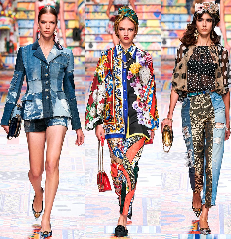 Итальянская мода весна-лето 2021 от Dolce & Gabbana