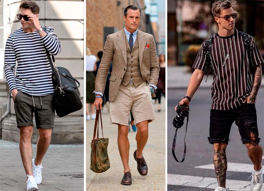 Модные шорты круглый год: стильные образы для мужчин