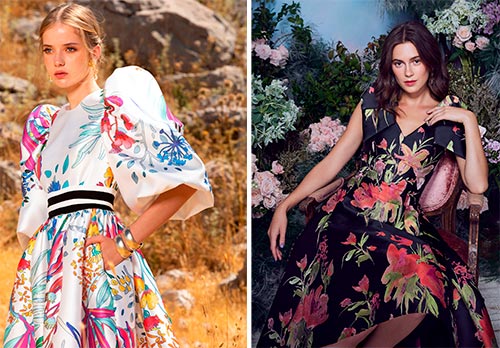 Цветочный принт в одежде весна-лето 2021: модные образы