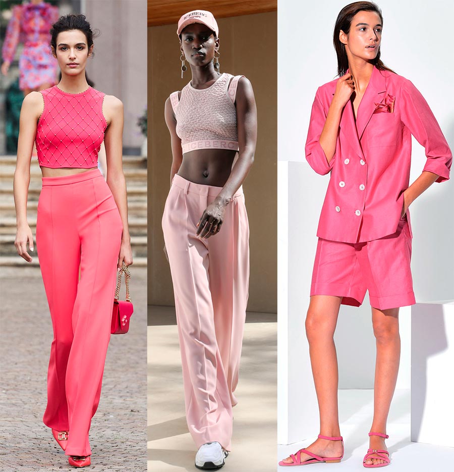 Розовая женская мода