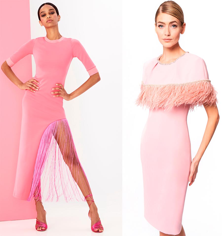 Розовые платья 2021