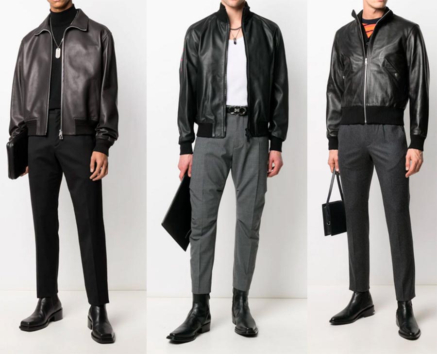 С чем носить кожаную куртку мужчине: стильные образы