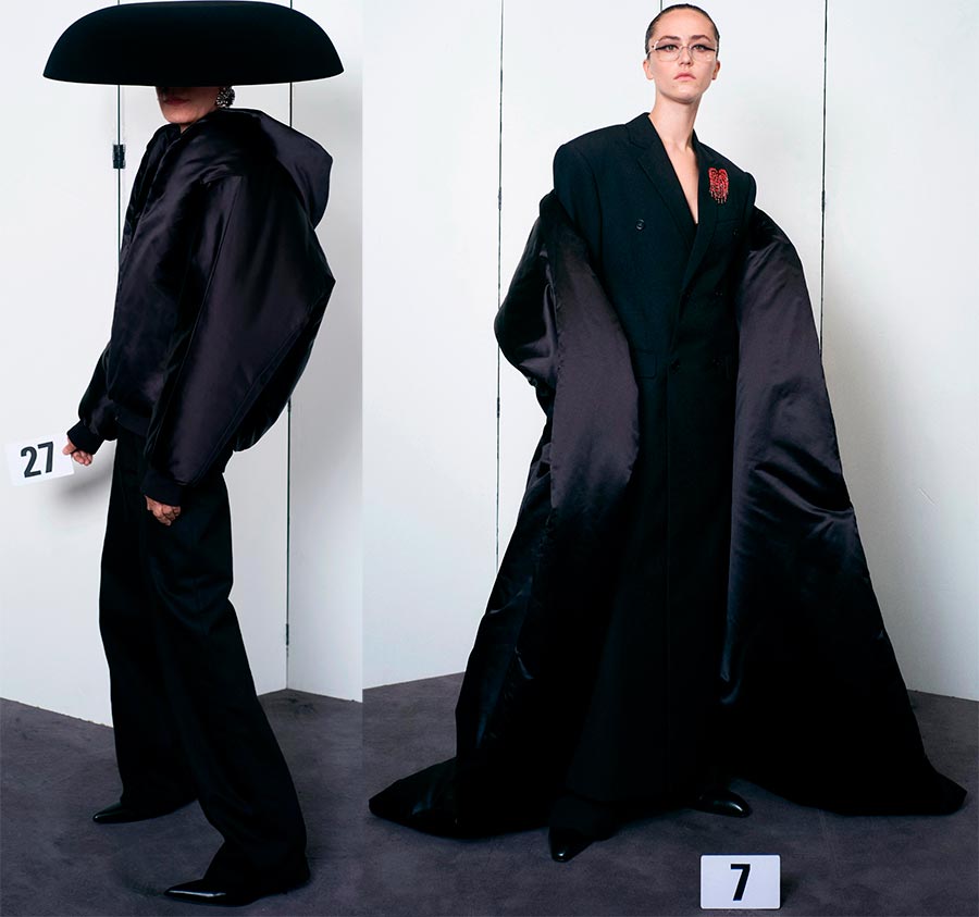 Balenciaga осень-зима 2021-2022: Haute Couture коллекция