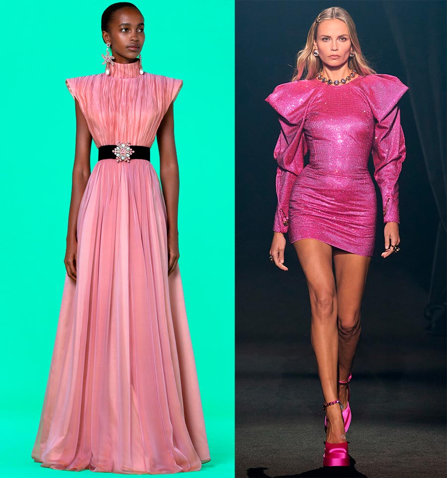 Розовые платья 2022