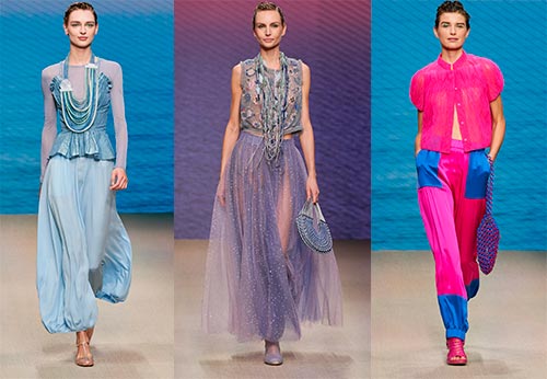 Женская мода весна-лето 2022 от Giorgio Armani