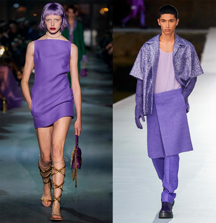 Фиолетовый в моде