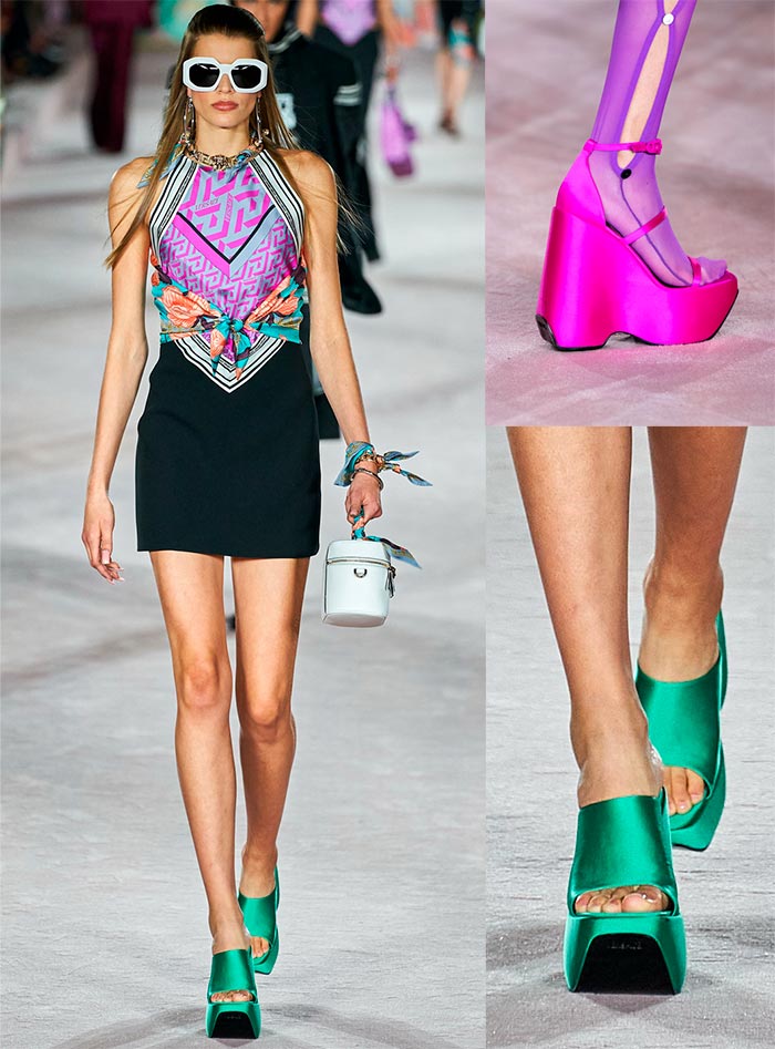 Обувь на платформе Versace