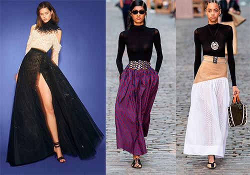 С чем носить длинную юбку: стильные образы и идеи