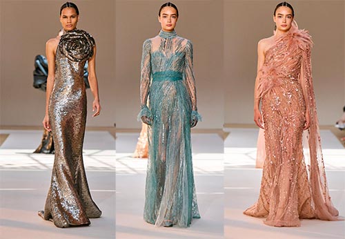 Вечерняя мода Haute couture: платья и комплекты