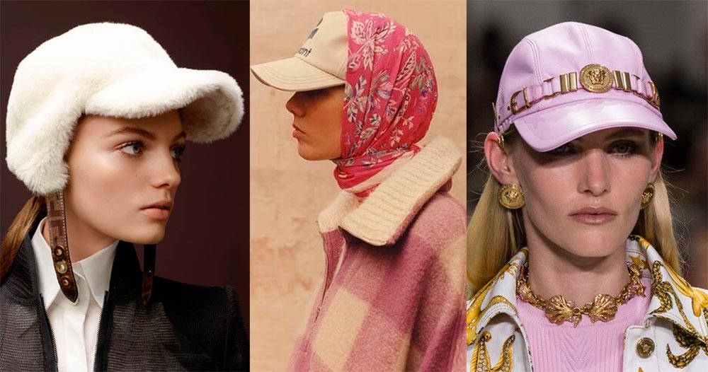 Модные женские кепки