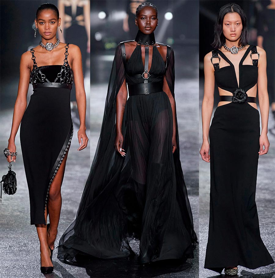 Черные платья Roberto Cavalli