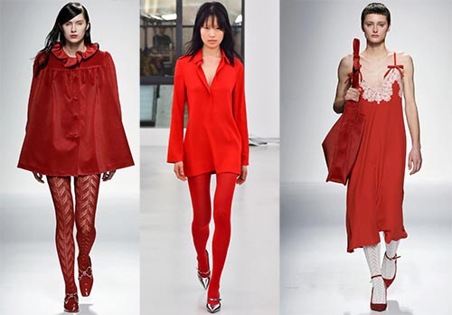 Красный цвет в одежде 2023 года: модные образы