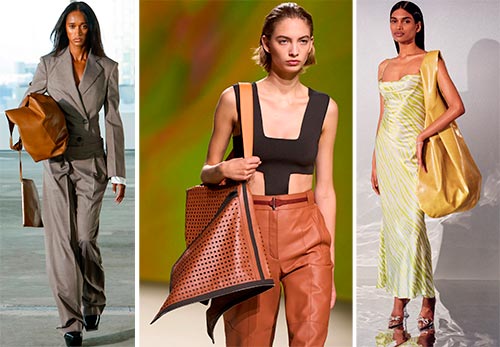 Модные женские сумки 2023: тренд на большие объемные сумки