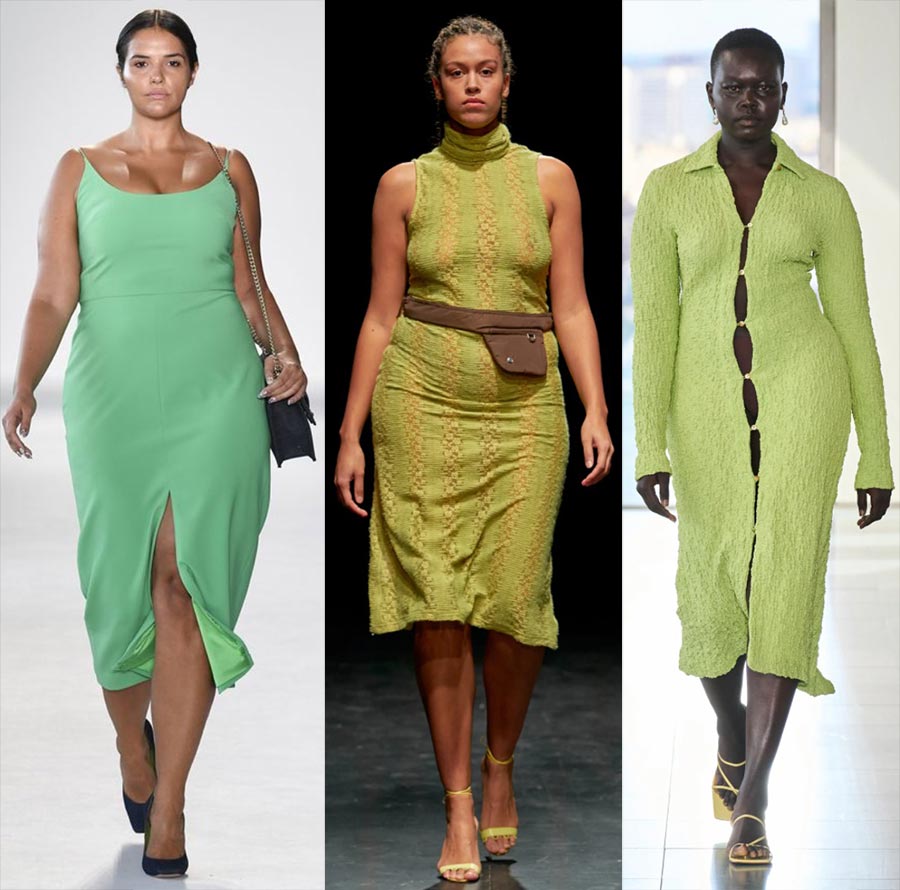 Летние зеленые платья