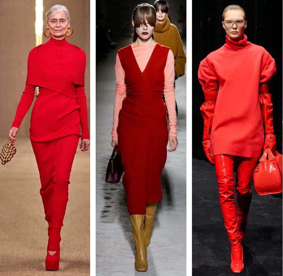 Красный в моде